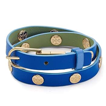 美品　TORY BURCH　トリーバーチ　ブレスレット　レザー　ビッグロゴ Amazon | トリーバーチ ブレスレット アクセサリー レディース